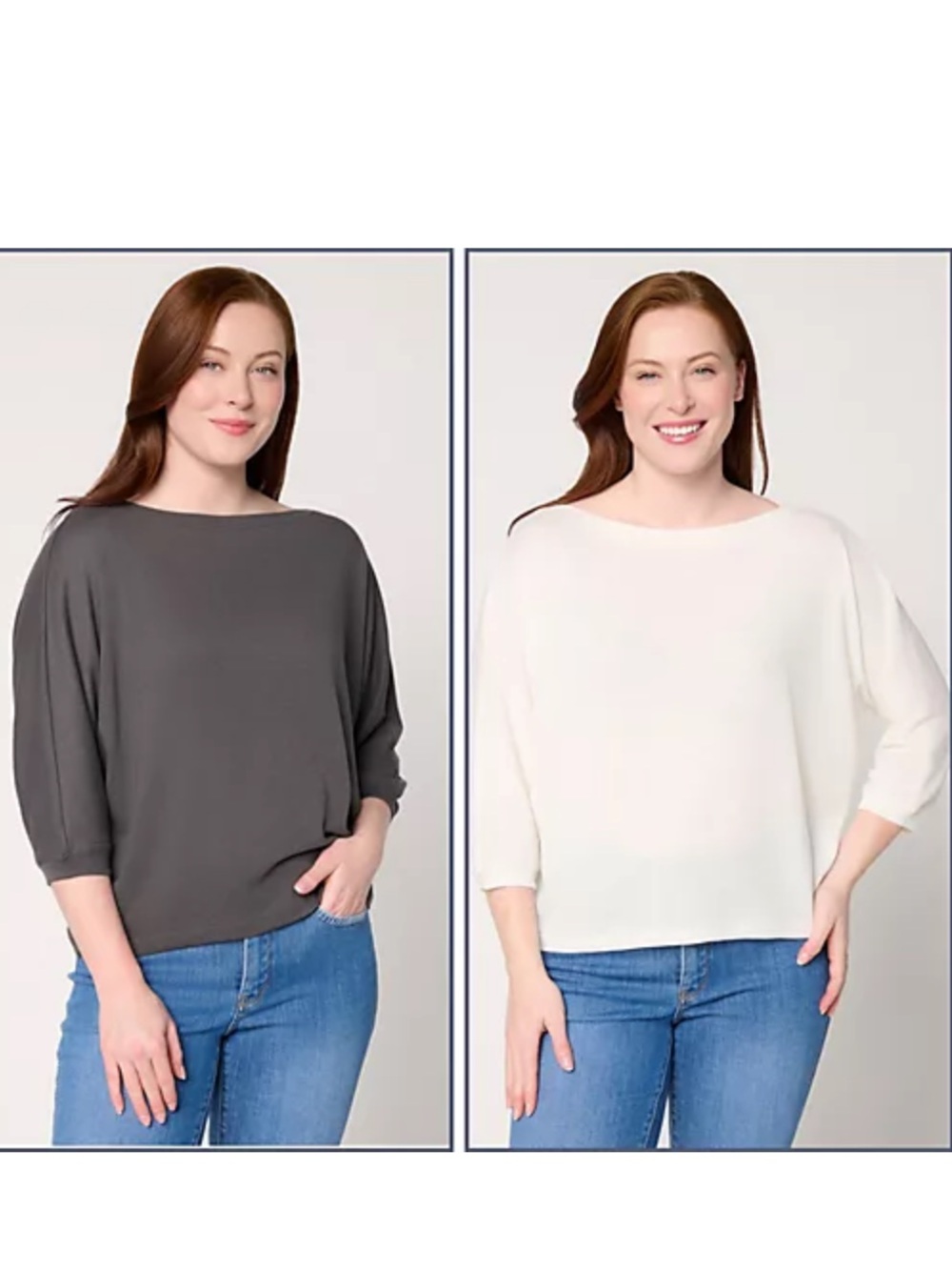 Barefoot Dreams 2Pk Dolman tees